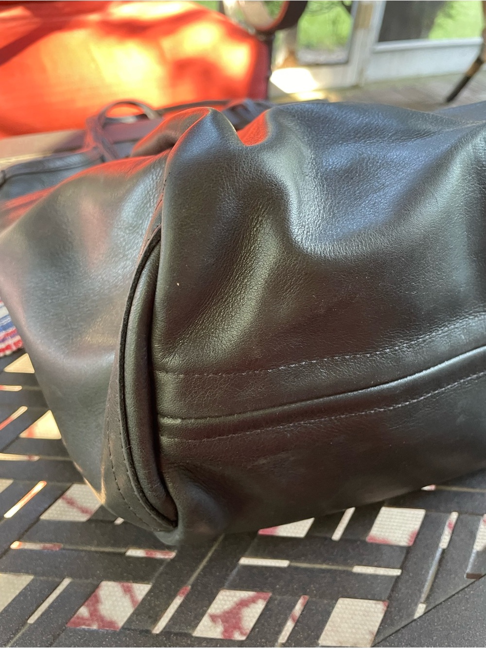 Rough and Tumble Large Minimal Tote Dark Gray EUC Made in USA - Picture 5 of 14